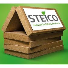 Panneau Laine de bois flex 036  STEICO Ep : 180 mm – 3 panneaux de 1220×565 mm – soit 2,067875 m² – R= 5 m² K/W  – Colisage :  16,543 m² – 8 paquets/palette –  (APPLICATION : isolant semi rigides Formats adaptés ossature bois MOB) – STEICO flex 036 – ACERMI20/134/1455